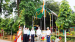Flag hoisting done by honorable Principal Sir